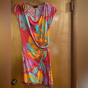 Hale Bob Izidora Wrap Dress Size Small